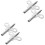 4Pièces En Acier Argenté Accessoires Réparation Faciles 5
