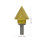 2Pcs Golden Diamond Drill Bits for Tile Chamfering and Hole Drilling 10
