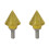 2Pcs Golden Diamond Drill Bits for Tile Chamfering and Hole Drilling 4