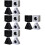 16Pcs Interview Mic Flag Station Lightweight Microphone Prop Holder 9