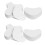 White Cotton Face Pads T Zone Pore Strips Nose Blackhead Control 2