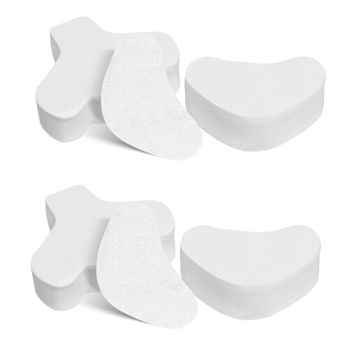 White Cotton Face Pads T Zone Pore Strips Nose Blackhead Control 1