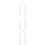 3Pcs White Graduation Stole Unisex Plain Satin Sash for Uniform 8