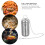 2Pcs Silver Stainless Steel Tea Strainers Infuser for Kitchen Use 10