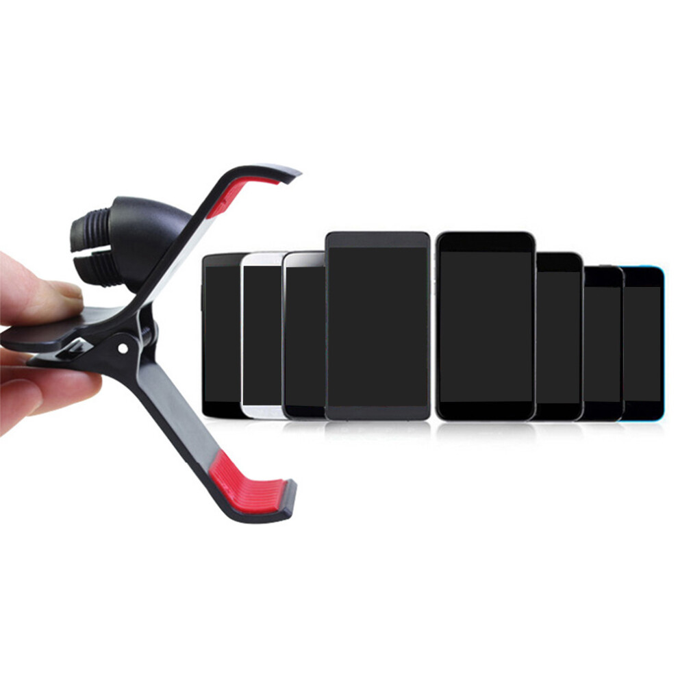 3Pcs 360 Rotatable Car Phone Holder Suction Cup Dashboard Mount Black 3603603417984