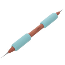 2Pcs Multi-Use Clay Carving Sky-Blue Wood Metal for Pottery