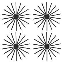 4000Pcs Elegant Black Straight Cocktail and Coffee Stirrer