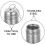 2Pcs Silver Stainless Steel Tea Strainers Infuser for Kitchen Use 9