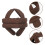 Coffee Cotton Senior Head Safety Hat Adjustable Protection Cap 9