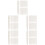 75Pcs White Replacement Marker Pen Nibs Sturdy Paint Pen Tips 8
