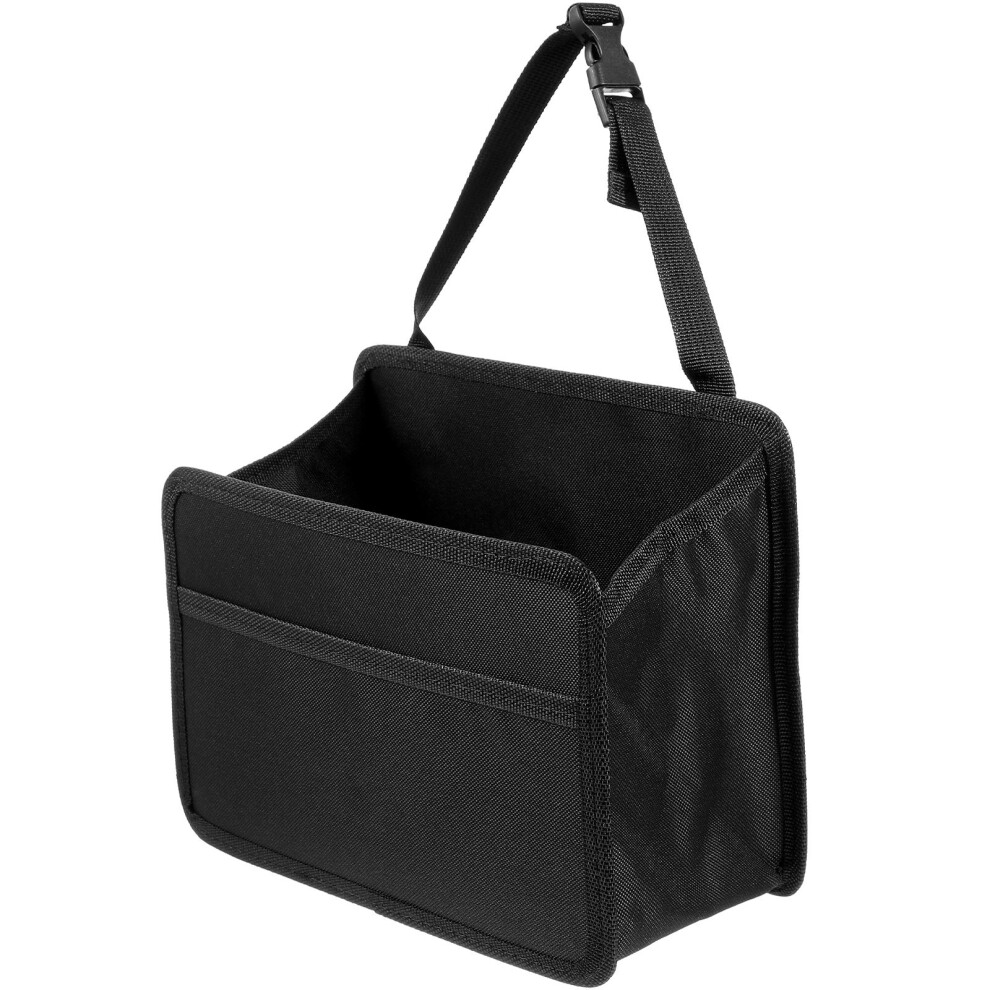 5Pcs Large Capacity Car Backseat Organizer With Cup Holder Black 3601412226964