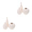 6Pcs Beige Ceramic Flower Vases Simple Style Ornament 6