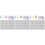 3Sets White Felt Cork Strips Small Note Boards for Wall Use 6