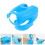 4Pcs Durable ABS Pigeon Fixed Holder Easy Install -Blue Rack 10