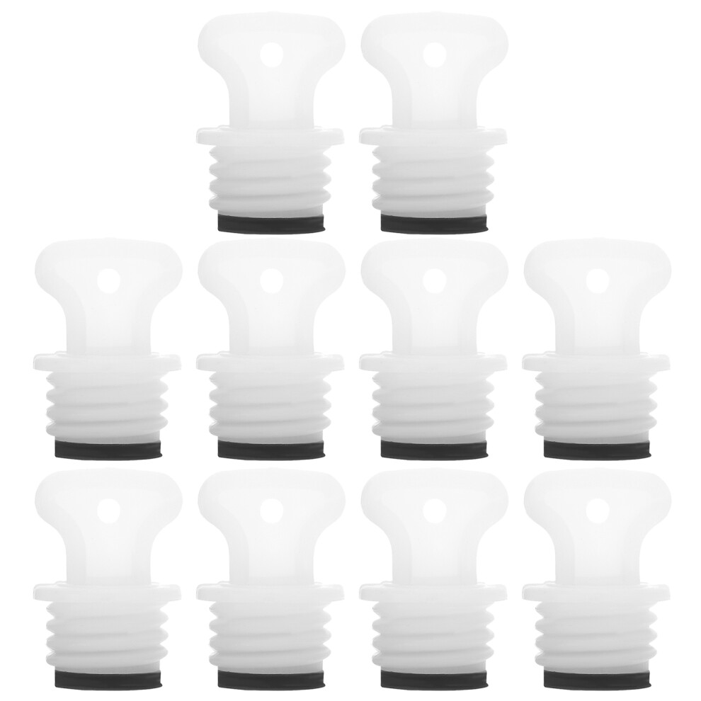 Totority 10Pcs Hot Water Bottle Rubber Caps Leakproof Replacement Stoppers