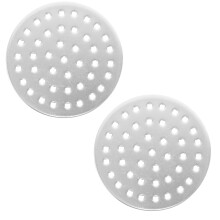 2Pcs Handheld Noodle Maker Mold - Stainless Steel Pasta Press Disc