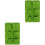 2Pcs Green Wall Hanging Plant Bag Felt Multi-Pocket Vertical Planter 3