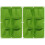 2Pcs Green Wall Hanging Plant Bag Felt Multi-Pocket Vertical Planter 2