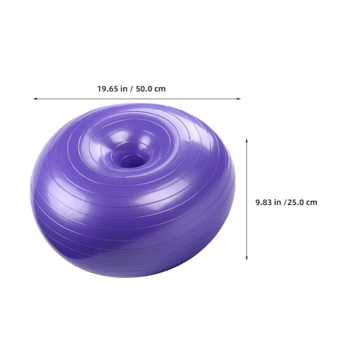 2 Pack Yoga Ball Exercise Equipment For Home Donuts Shaped Office 1