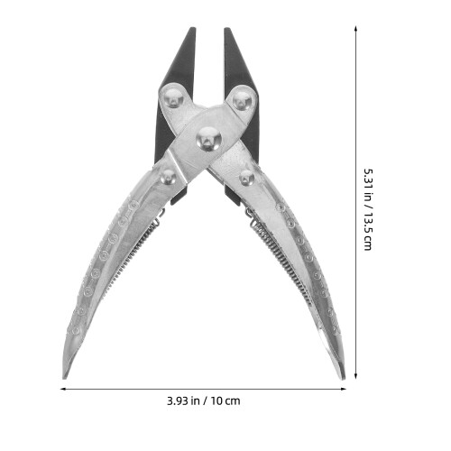 Pinces Bec Fin Métal Argent Multiusage 1