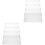 Multi-Tier Acrylic Beverage Display Rack With Tiers 2pcs 5