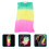 4 Pcs Belly Dance Fan Silk Cloth Bamboo 10