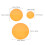15Pcs Translucent Orange Pet Light Filter Sheets Adhesive for Home Use 2