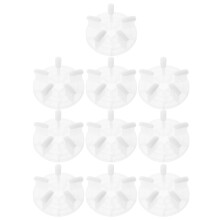 30Pcs Lightweight Plastic Nail Practice Stand for Salon and Home Use