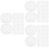60Pcs Durable Clear Glue Dispenser Plates for Multi-Function Craft Use 8