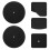 4 Pcs Gramophone Record Mat Sliding Pad Felt Multicolor 10