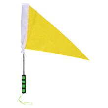 One Set Extendable Handheld Flagpole Stainless Steel For Traffic