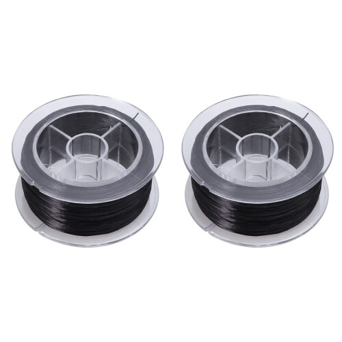 2Pcs Black Elastic Beading Thread Flexible Cord for Jewelry Use 1
