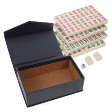 1Set Small Mahjong Set Melamine Material Compact for Travel and Home