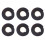 12Pcs Strong Adhesive Black Door Draft Stopper Noise Blocking Strip 1