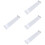 4pcs Ruler Abs White Child Meter Stick 5