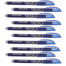 24Pcs Erasable Blue Pens 0.5mm Fine Dry Ink for Office