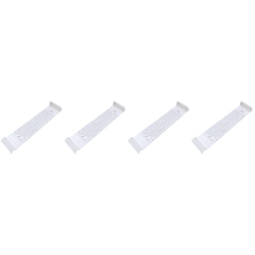 4pcs Ruler Abs White Child Meter Stick 2