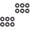 12Pcs Strong Adhesive Black Door Draft Stopper Noise Blocking Strip 3