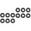 12Pcs Strong Adhesive Black Door Draft Stopper Noise Blocking Strip 4