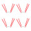 4Pcs Foldable Stainless Steel Cake Cooling Rack for Baking Red 5