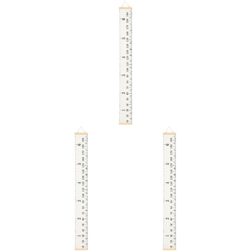 3Pcs Premium Growth Chart Kids Height Ruler Removable Wall Decor 1
