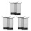 6Pcs Interesting Pool Chair Mesh Black Swim Float for Summer Fun 7