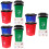 3Sets Durable Plastic Miniature Garbage Bins Kids Environmental Toys 9