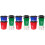 3Sets Durable Plastic Miniature Garbage Bins Kids Environmental Toys 6