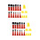 2Sets Multi-Color Caulking Tips Kit Rubber Metal Easy Clean Tools 8