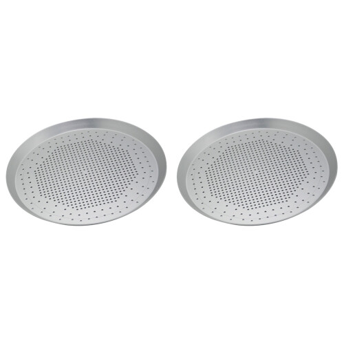 2 Pcs Round Shaped Pizza Board Dishes Board Western Bread 1