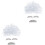 2 Sets Cosplay Wigs Accessories Beard Costume Scientist Eyebrows 3