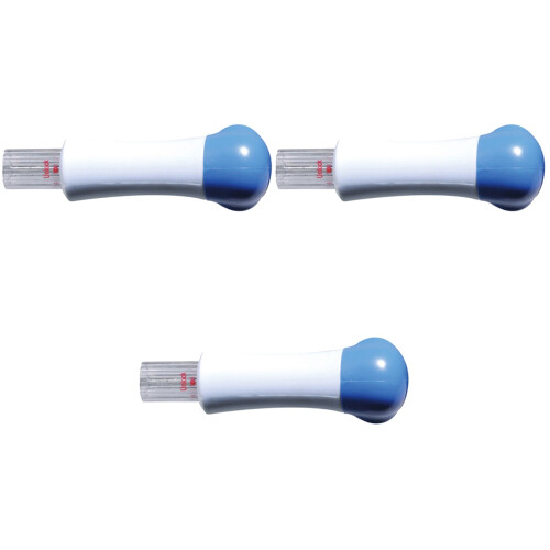 3Pcs Felting Tools Kit with Durable Iron Needle Multi Color Handle Set 2