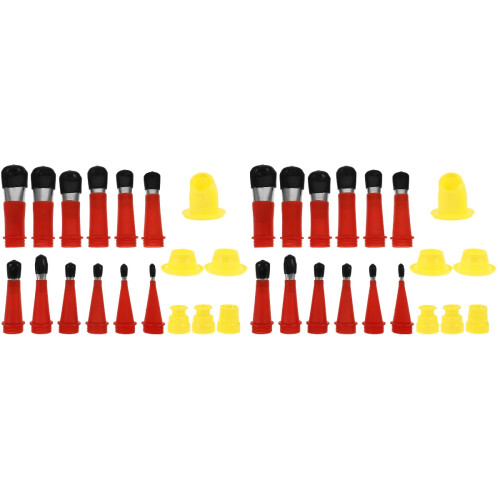 2Sets Multi-Color Caulking Tips Kit Rubber Metal Easy Clean Tools 2