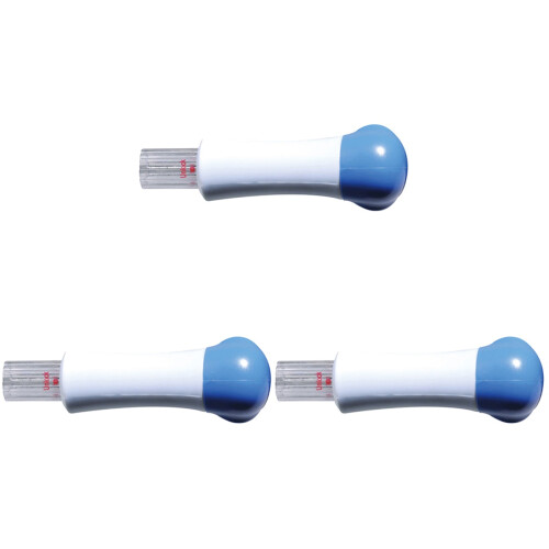3Pcs Felting Tools Kit with Durable Iron Needle Multi Color Handle Set 1